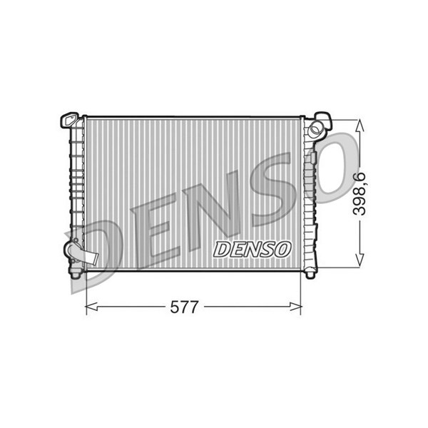 Kylare, motorkylning Denso DRM05101 DENSO