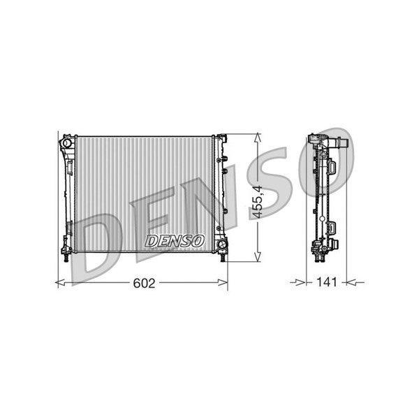 Kylare, motorkylning Denso DRM09160 DENSO