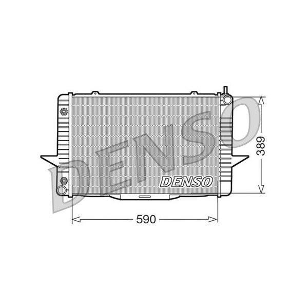 Kylare, motorkylning Denso DRM33067 DENSO
