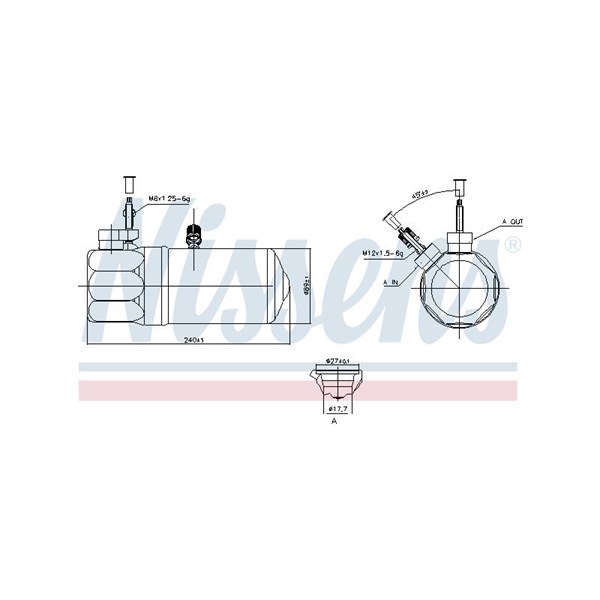 Torkfilter Nissens 95572 NISSENS