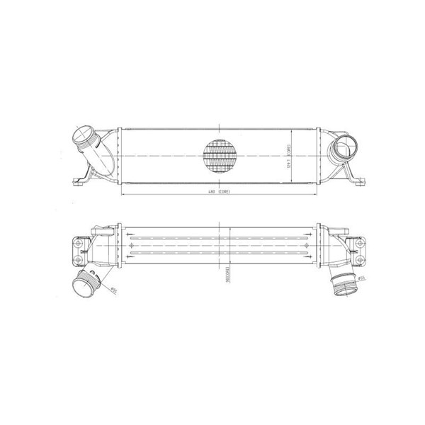 Intercooler Nrf 309062 NRF