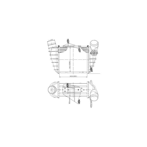 Intercooler Nrf 309073 NRF