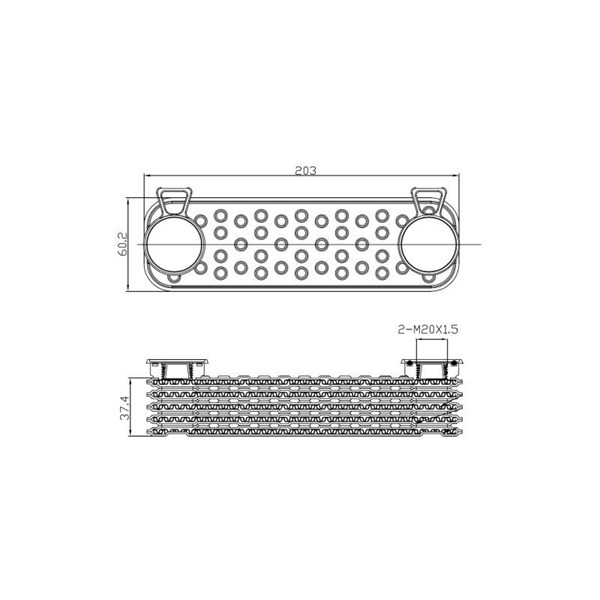 Oljekylare, motor Nrf 31829 NRF Oljekylare, motor Nrf 31829 NRF