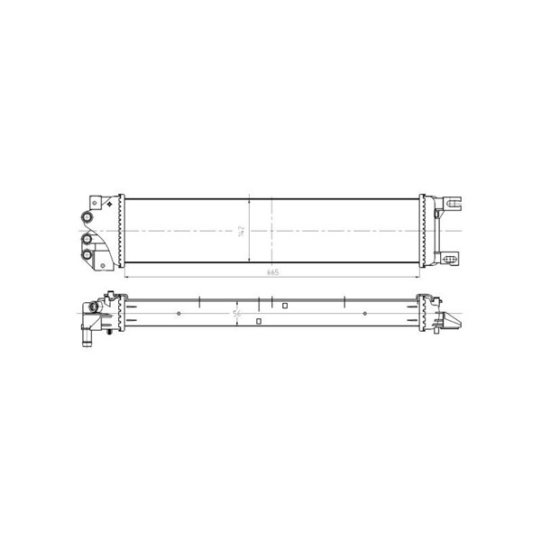 Kylare, motorkylning Nrf 550026 NRF Kylare, motorkylning Nrf 550026 NRF