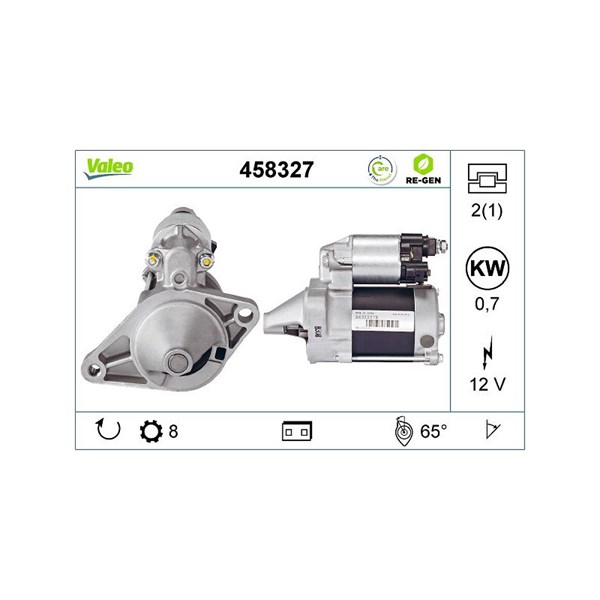 Startmotor 12V Valeo 458327 VALEO