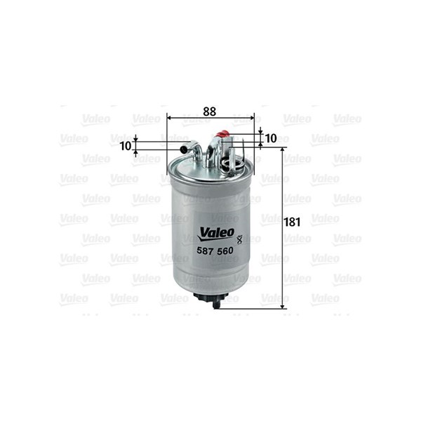 Bränslefilter Valeo 587560 VALEO