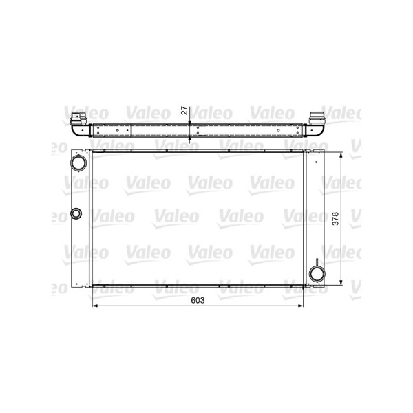 Kylare, motorkylning Valeo 735475 VALEO