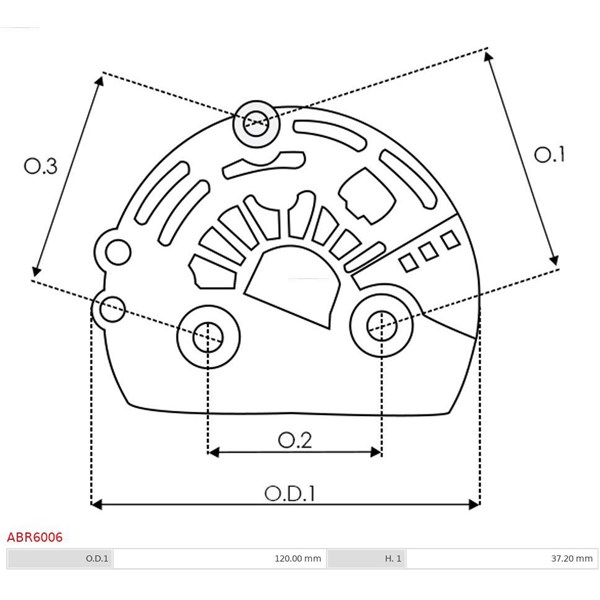 Skyddskåpa, generator As-pl ABR6006 AS-PL