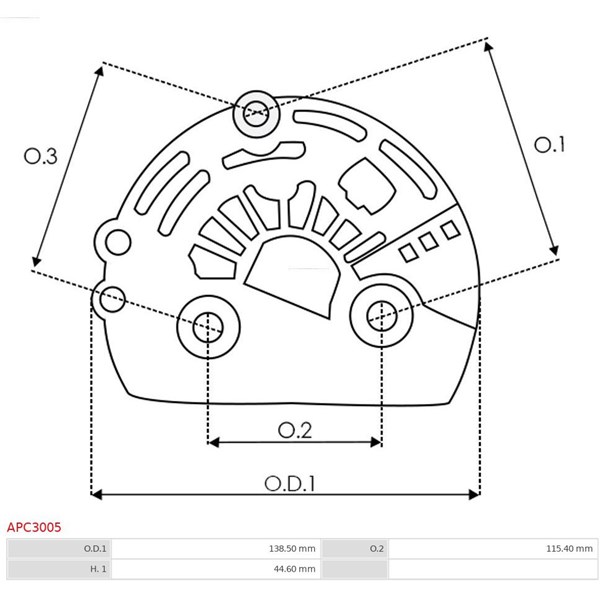 Skyddskåpa, generator As-pl APC3005 AS-PL