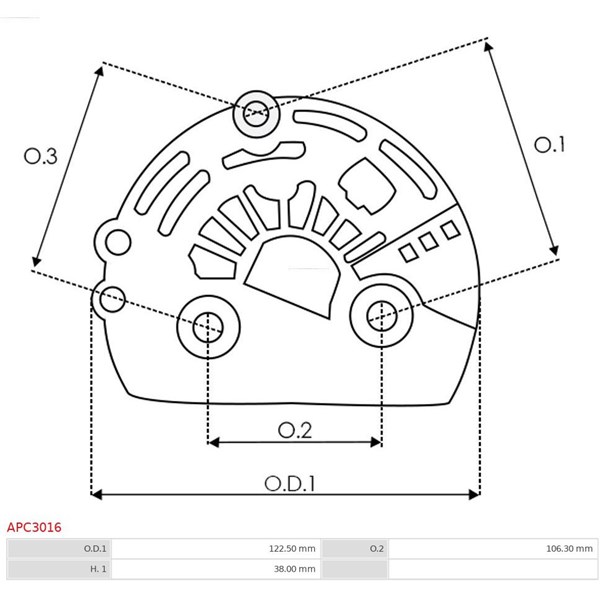 Skyddskåpa, generator As-pl APC3016 AS-PL