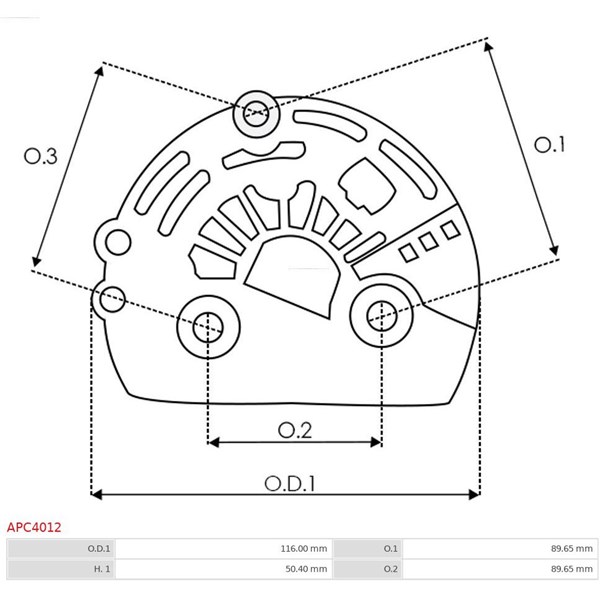 Skyddskåpa, generator As-pl APC4012 AS-PL