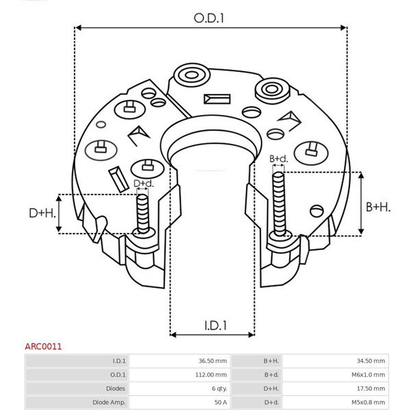 Likriktare, generator As-pl ARC0011 AS-PL