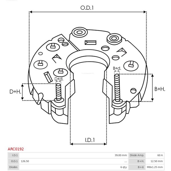 Likriktare, generator As-pl ARC0192 AS-PL