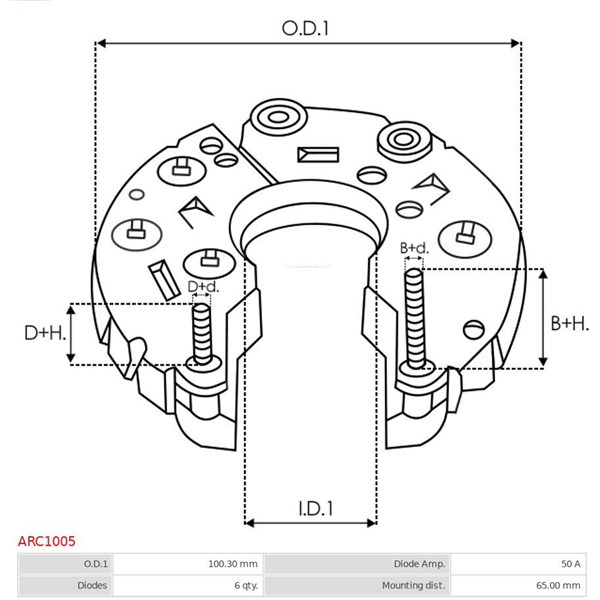 Likriktare, generator As-pl ARC1005 AS-PL
