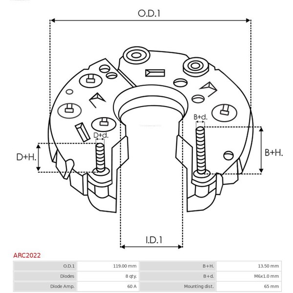 Likriktare, generator As-pl ARC2022 AS-PL