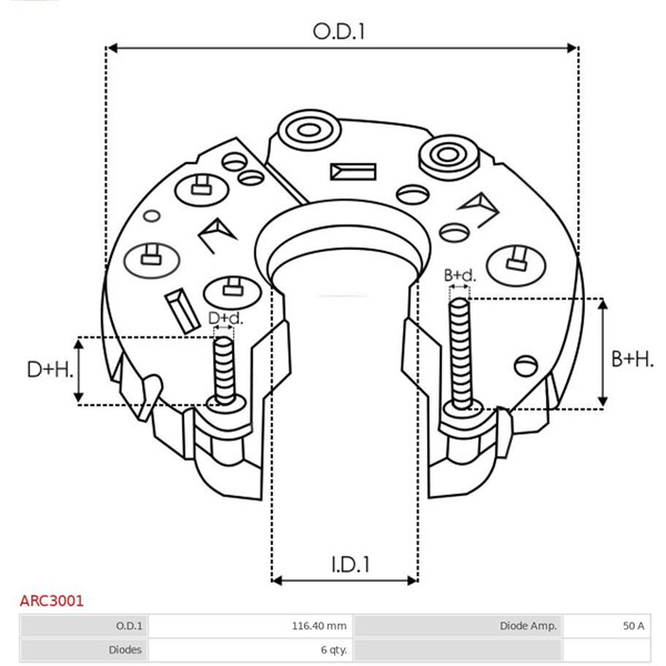 Likriktare, generator As-pl ARC3001 AS-PL