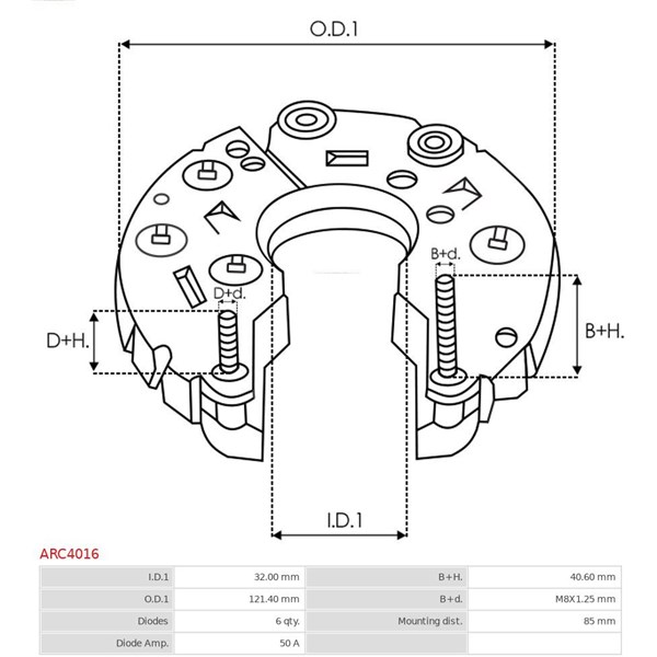 Likriktare, generator As-pl ARC4016 AS-PL