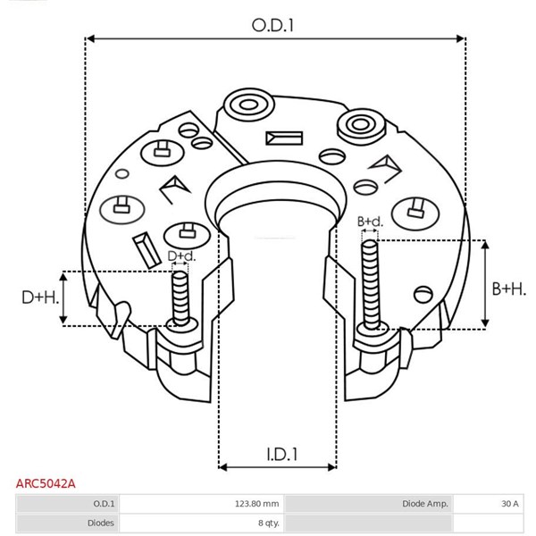 Likriktare, generator As-pl ARC5042A AS-PL