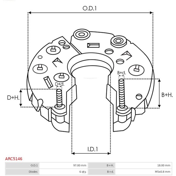 Likriktare, generator As-pl ARC5146 AS-PL