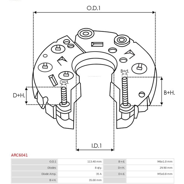 Likriktare, generator As-pl ARC6041 AS-PL