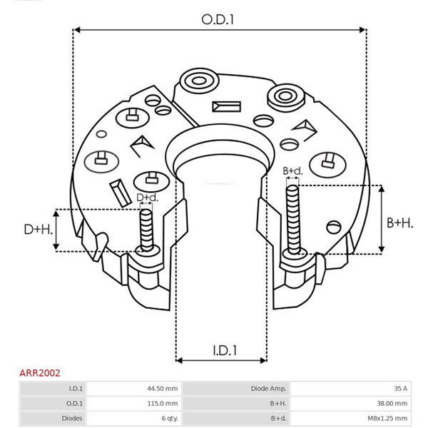 Likriktare, generator As-pl ARR2002 AS-PL