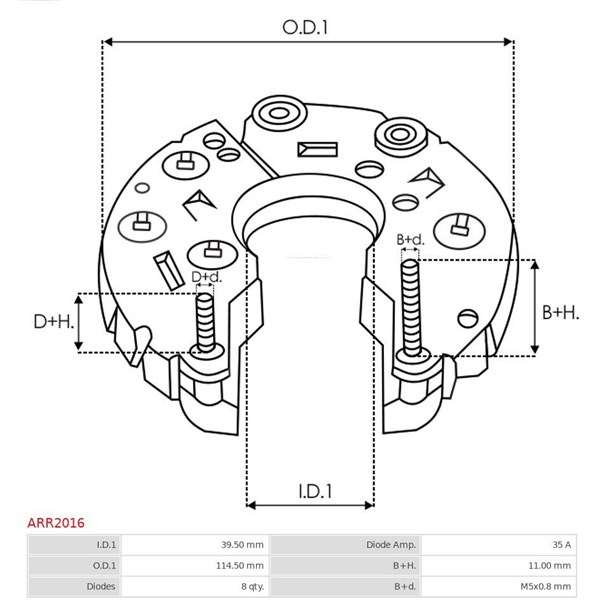 Likriktare, generator As-pl ARR2016 AS-PL