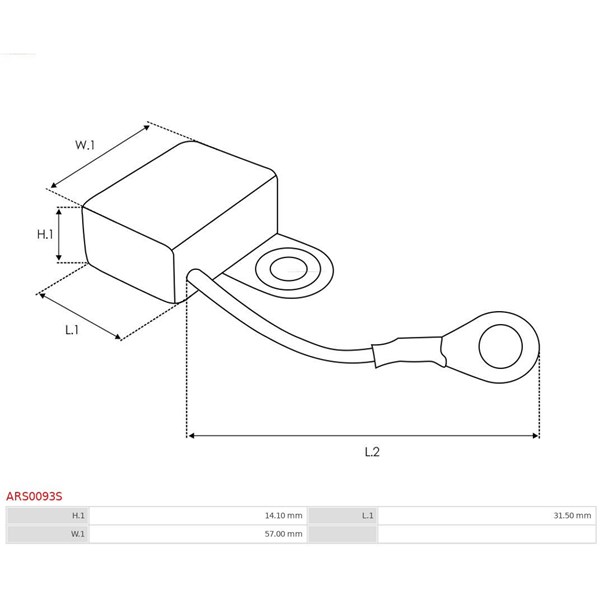 Reparationssats, generator As-pl ARS0093S AS-PL Reparationssats, generator As-pl ARS0093S AS-PL