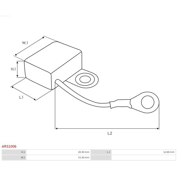 Reparationssats, generator As-pl ARS1006 AS-PL