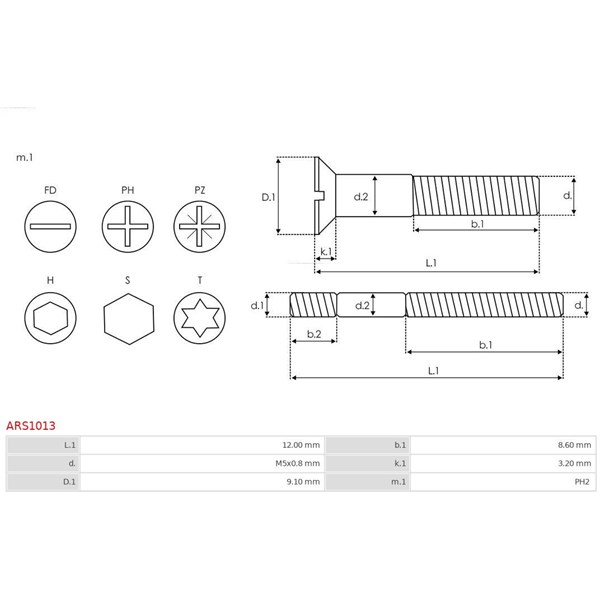 Reparationssats, generator As-pl ARS1013 AS-PL