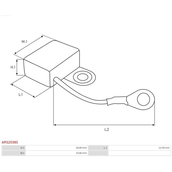 Reparationssats, generator As-pl ARS2038S AS-PL