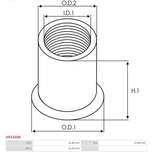 Reparationssats, generator As-pl ARS4008 AS-PL