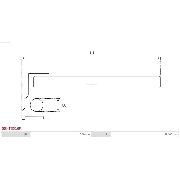 Reparationssats, Startmotor As-pl SBHP0016P AS-PL