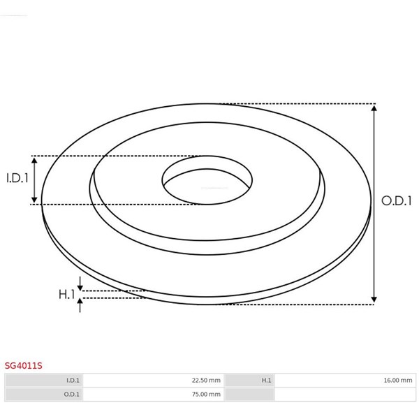 Reparationssats, Startmotor As-pl SG4011S AS-PL Reparationssats, Startmotor As-pl SG4011S AS-PL
