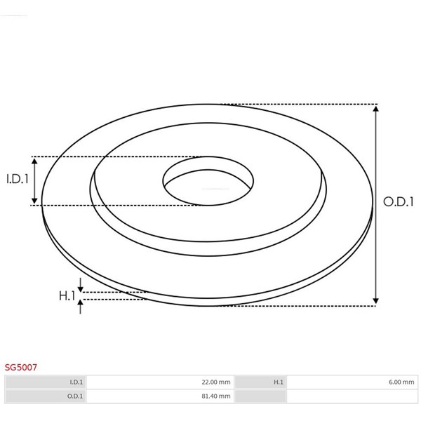 Reparationssats, Startmotor As-pl SG5007 AS-PL Reparationssats, Startmotor As-pl SG5007 AS-PL