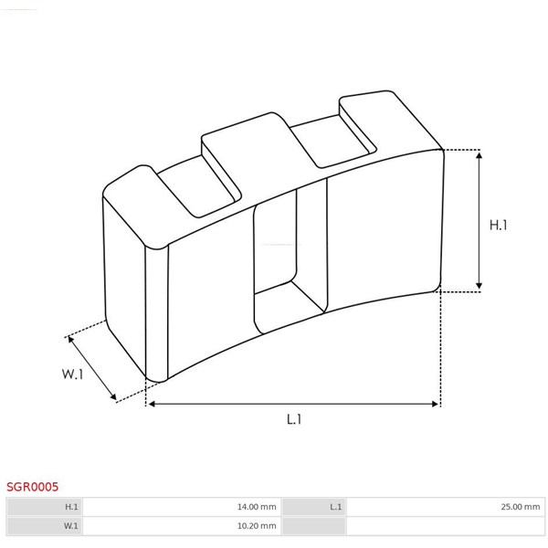 Reparationssats, Startmotor As-pl SGR0005 AS-PL