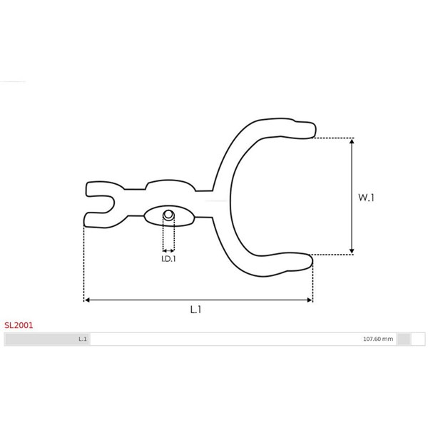 Reparationssats, Startmotor As-pl SL2001 AS-PL