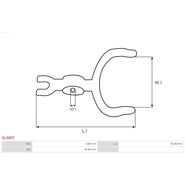 Reparationssats, Startmotor As-pl SL5007 AS-PL