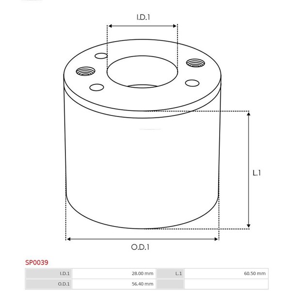 Reparationssats, Startmotor As-pl SP0039 AS-PL