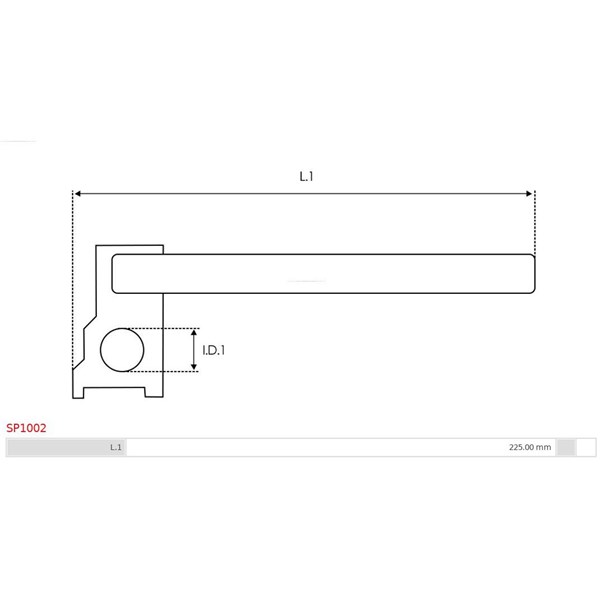Reparationssats, Startmotor As-pl SP1002 AS-PL