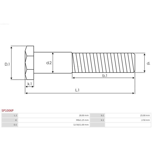 Reparationssats, Startmotor As-pl SP1006P AS-PL