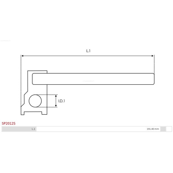 Reparationssats, Startmotor As-pl SP2012S AS-PL Reparationssats, Startmotor As-pl SP2012S AS-PL