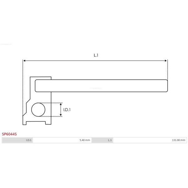 Reparationssats, Startmotor As-pl SP6044S AS-PL