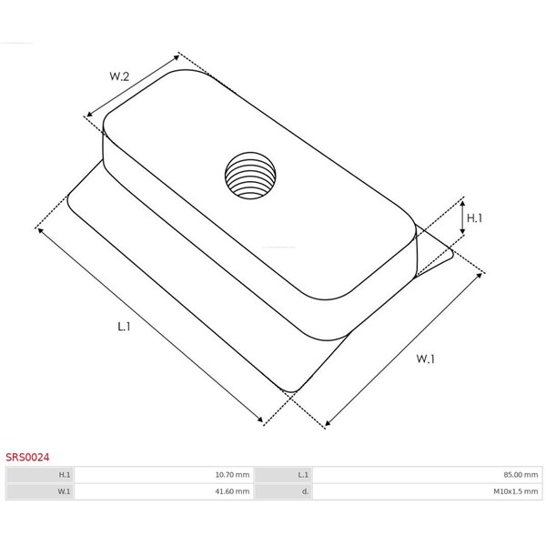 Reparationssats, Startmotor As-pl SRS0024 AS-PL