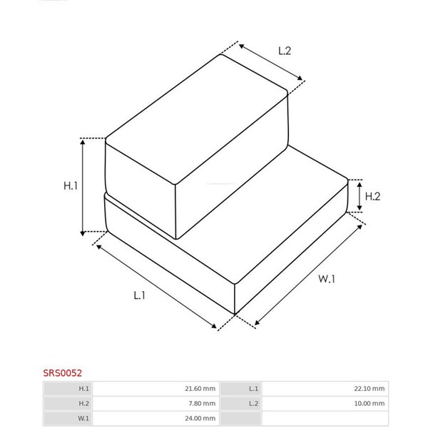 Reparationssats, Startmotor As-pl SRS0052 AS-PL