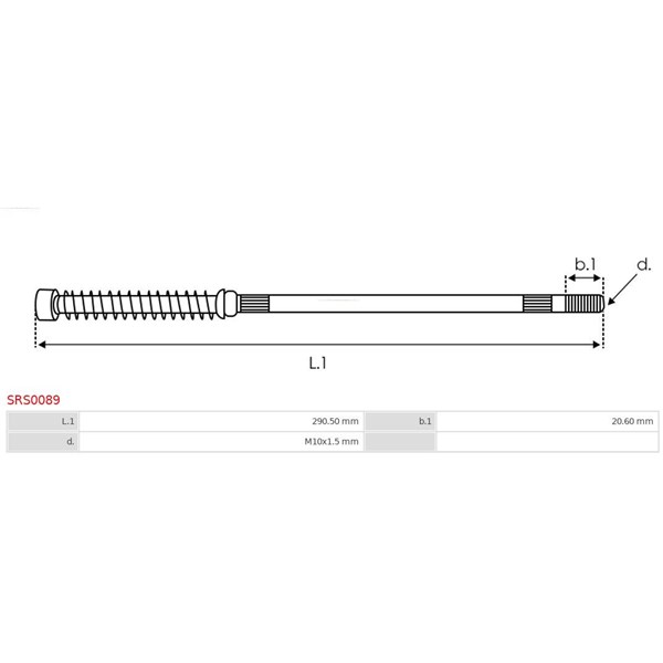 Reparationssats, Startmotor As-pl SRS0089 AS-PL Reparationssats, Startmotor As-pl SRS0089 AS-PL