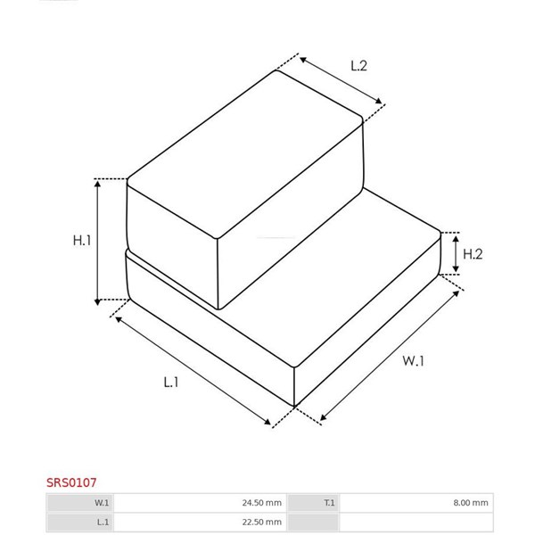 Reparationssats, Startmotor As-pl SRS0107 AS-PL