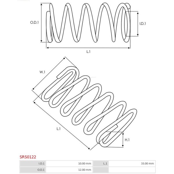 Reparationssats, Startmotor As-pl SRS0122 AS-PL Reparationssats, Startmotor As-pl SRS0122 AS-PL