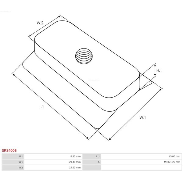 Reparationssats, Startmotor As-pl SRS4006 AS-PL