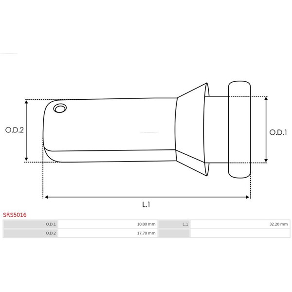 Reparationssats, Startmotor As-pl SRS5016 AS-PL Reparationssats, Startmotor As-pl SRS5016 AS-PL