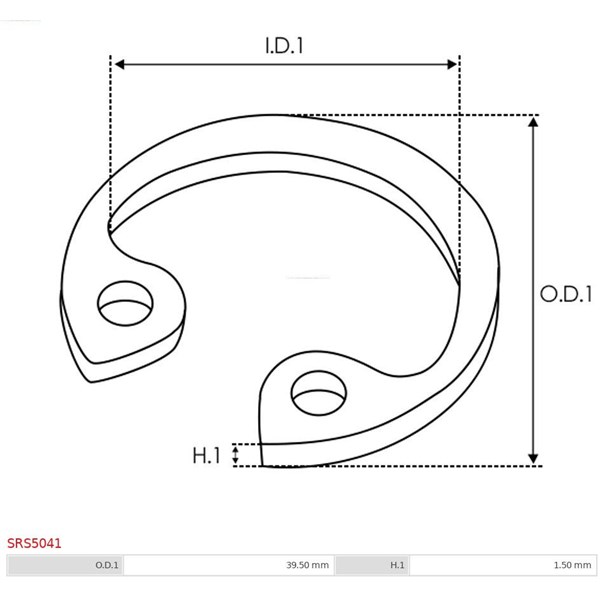 Reparationssats, Startmotor As-pl SRS5041 AS-PL Reparationssats, Startmotor As-pl SRS5041 AS-PL